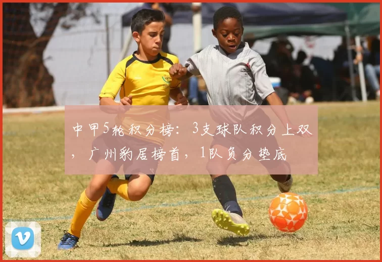 中甲5轮积分榜：3支球队积分上双，广州豹居榜首，1队负分垫底